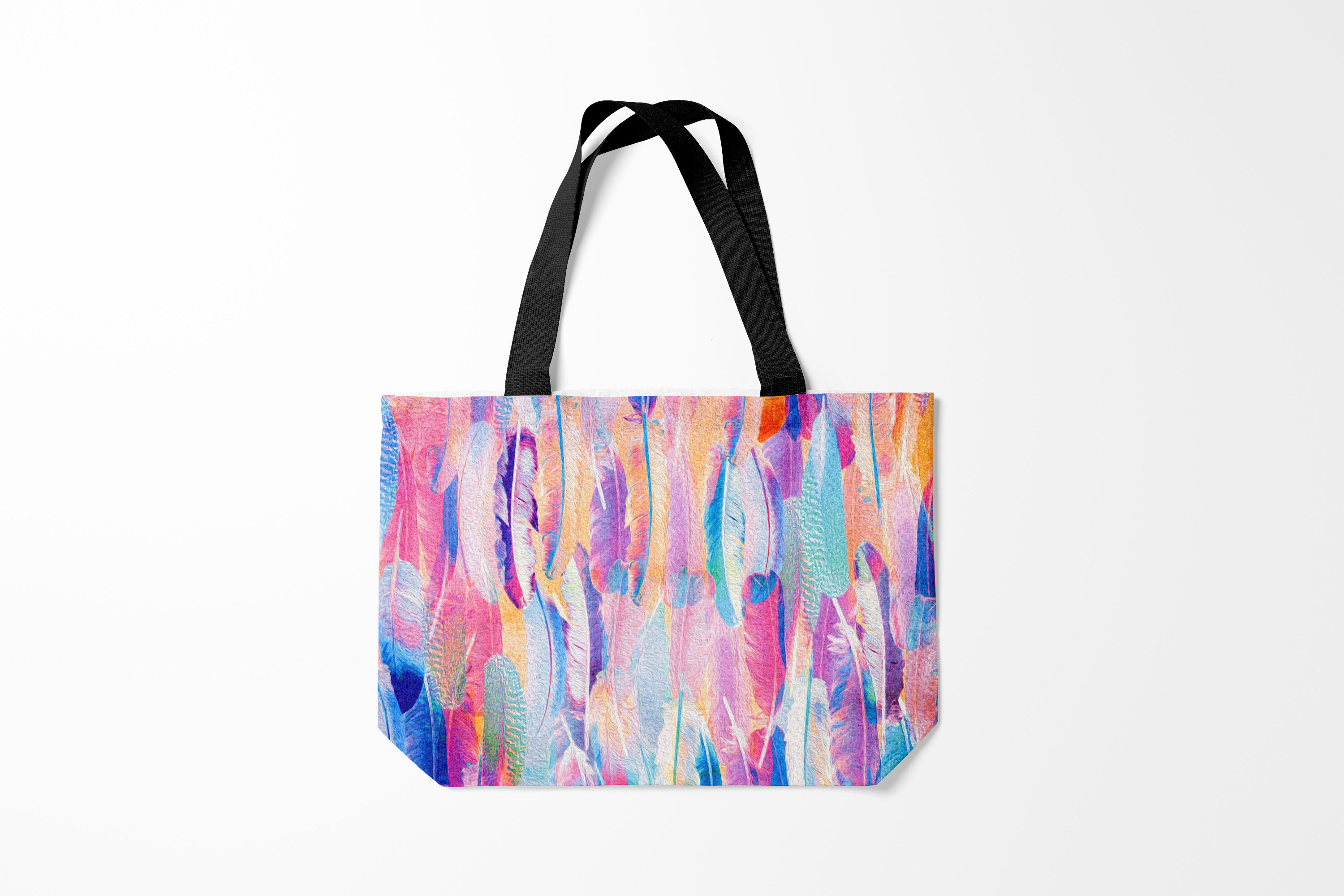 

Сумка шoппер унисекс Burnettie Tie Dye ПЕРЬЯ, разноцветный, Tie Dye ПЕРЬЯ