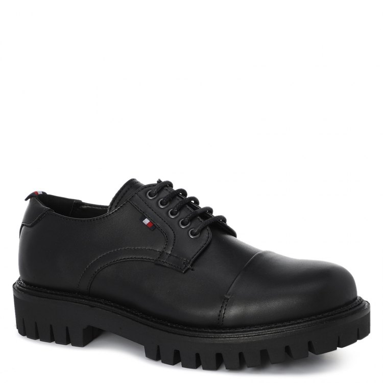 

Туфли мужские Tommy Hilfiger FM0FM03756 черные 41 EU, FM0FM03756