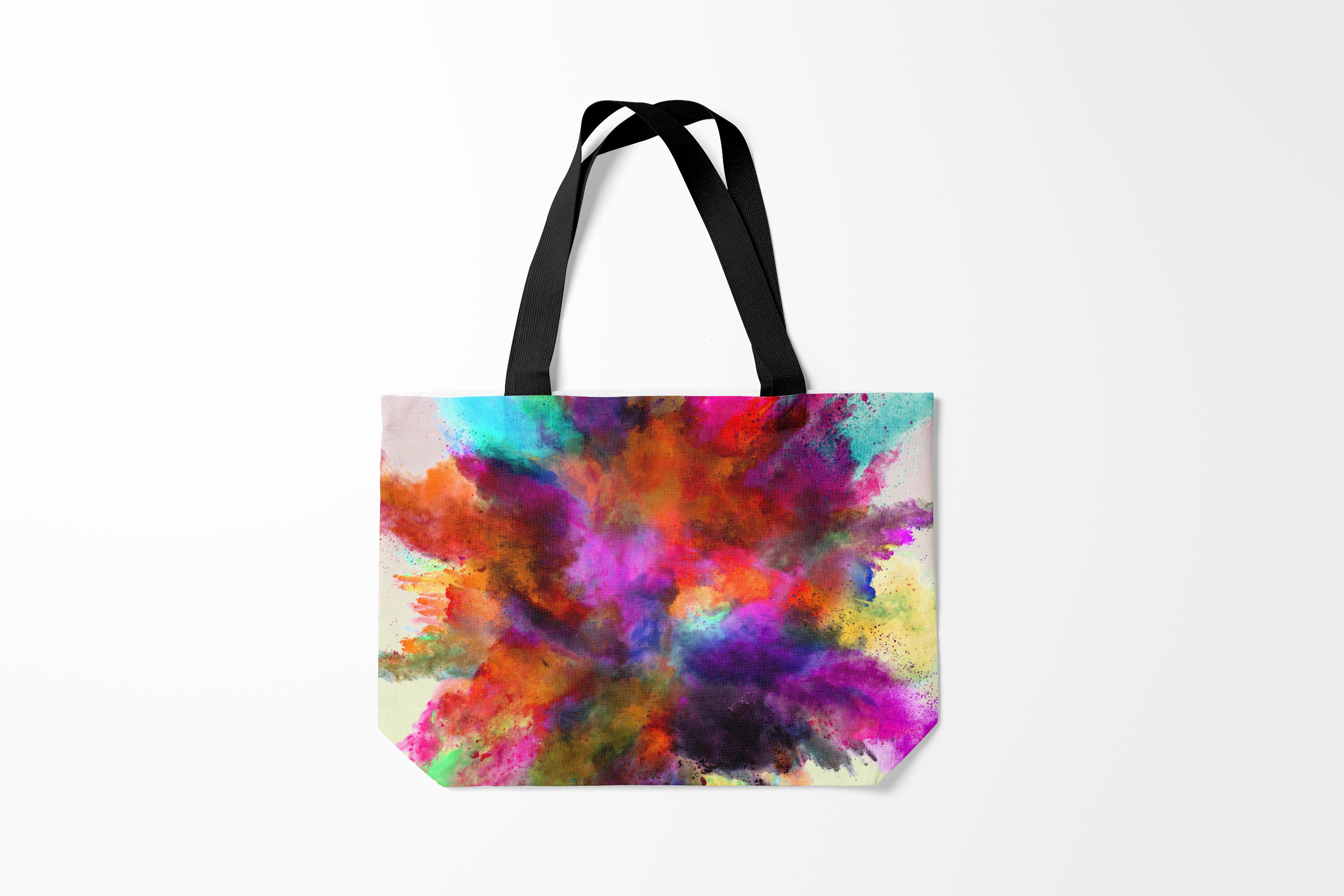 

Сумка шoппер унисекс Burnettie Tie Dye взрыв красок тай дай, разноцветный, Tie Dye взрыв красок тай дай