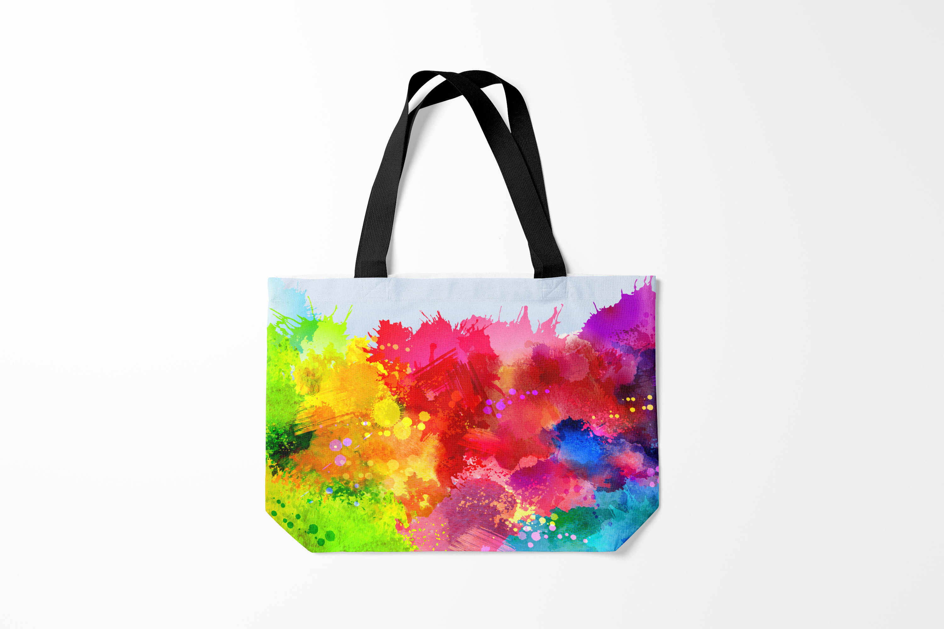

Сумка шoппер унисекс Burnettie Tie Dye брызги краски, разноцветный, Tie Dye брызги краски