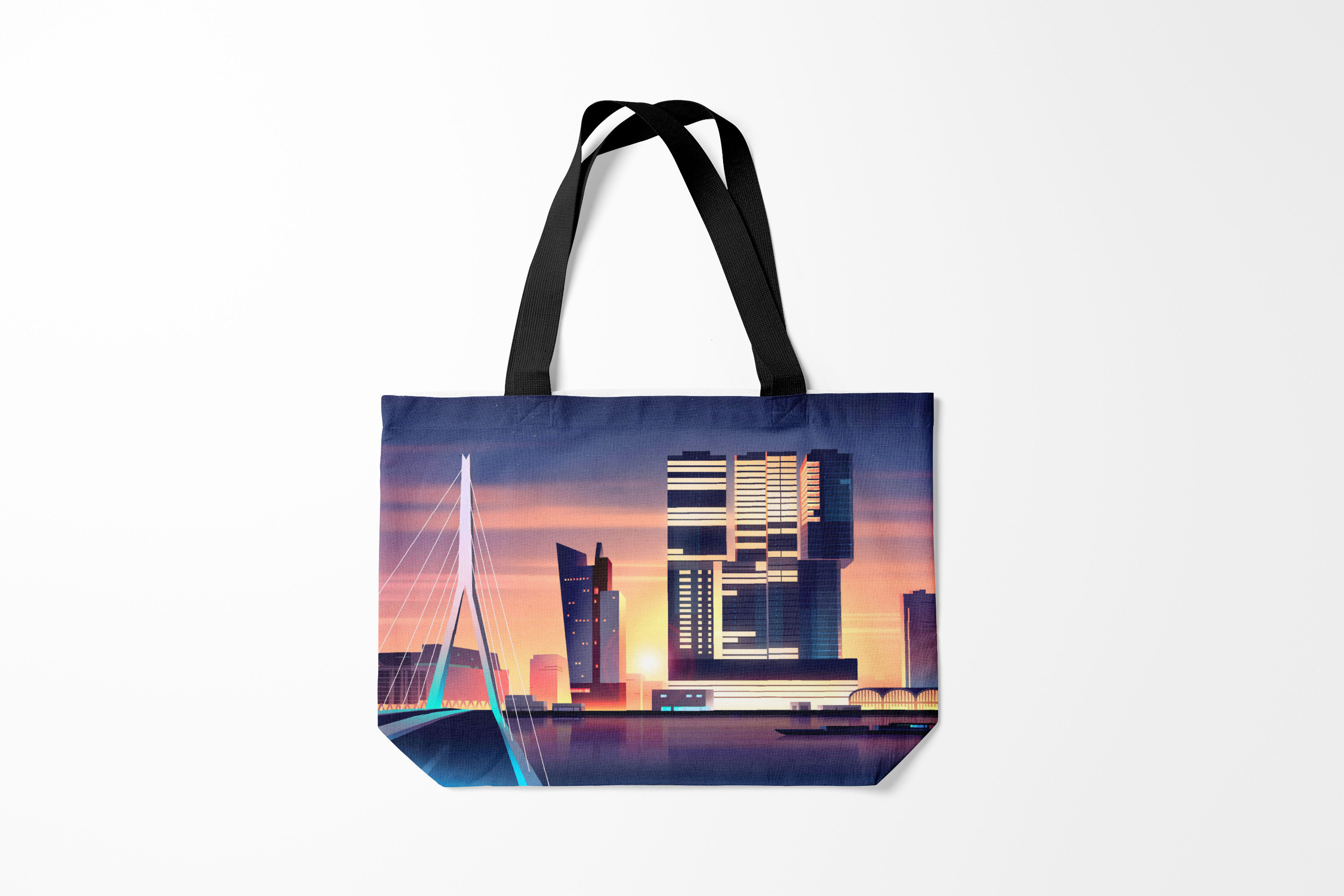 

Сумка шoппер унисекс Burnettie Big pictures Ночной Город, разноцветный, Big pictures Ночной Город