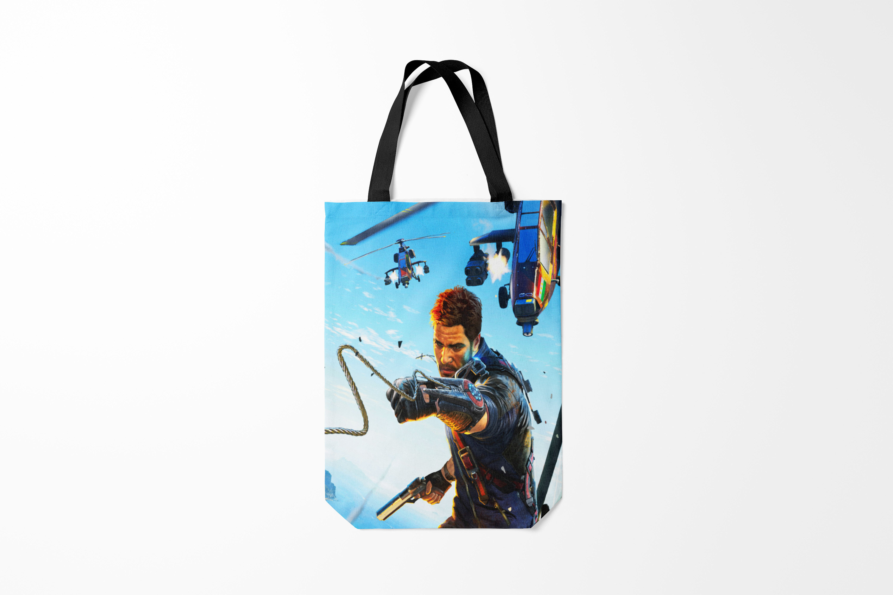 

Сумка шoппер унисекс Burnettie Разные игры JustCause,, Разные игры JustCause