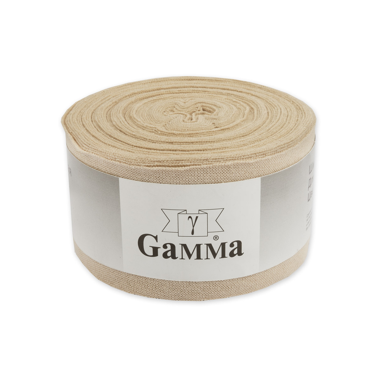 

Лента окантовочная Gamma 60 мм, трикотажная, 10 м, № 010, кремовая, Бежевый, 60 мм, трикотажная, 10 м, № 010, кремовая