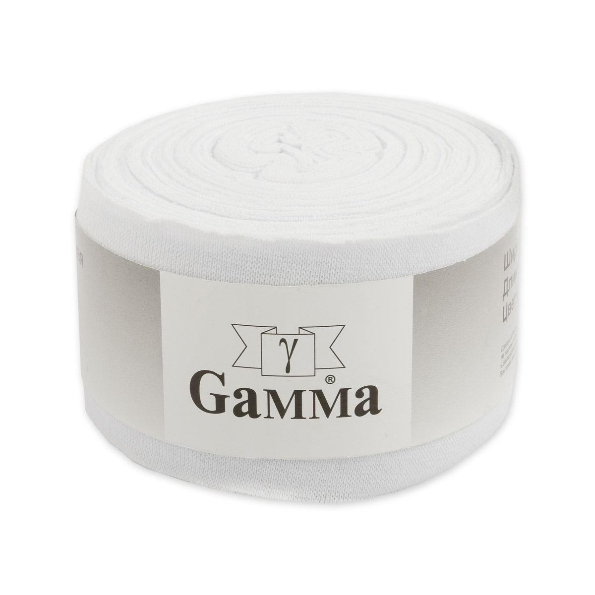 

Лента окантовочная Gamma 60 мм, трикотажная, 95% хлопок, 5% эластан, 10 м, № 001, белая, 60 мм, трикотажная, 95% хлопок, 5% эластан, 10 м, № 001, белая
