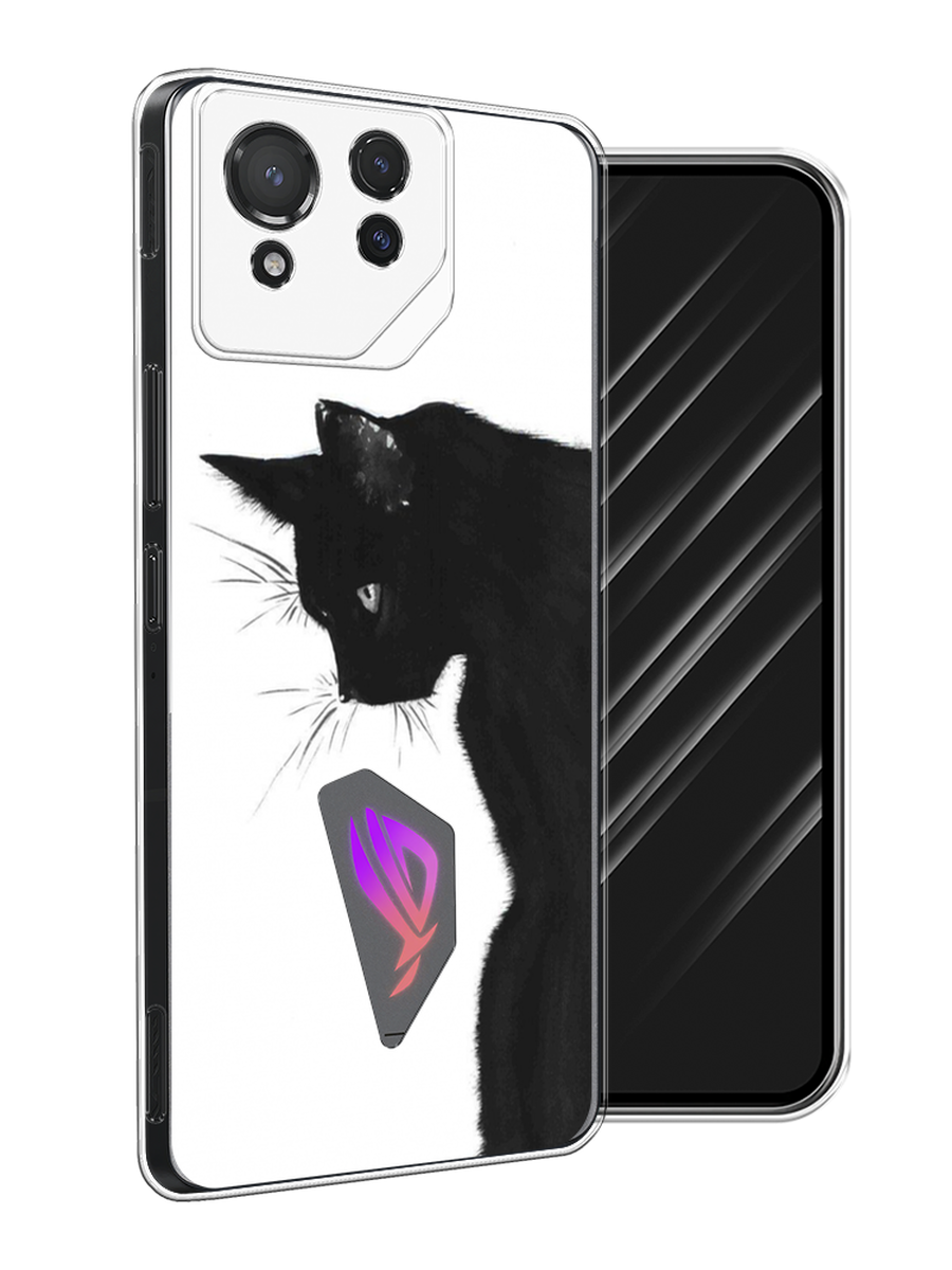 

Чехол Awog на Asus ROG Phone 8 "Black cat", Черный;белый, 45150-1