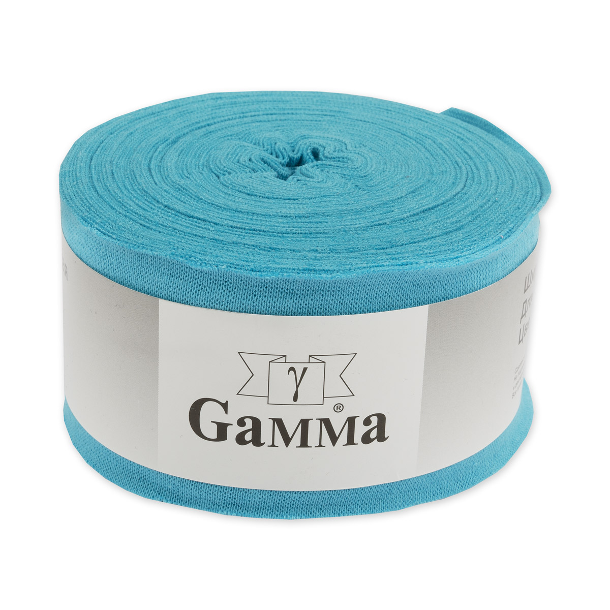 

Лента окантовочная Gamma трикотаж, 95% хлопок, 5% эластан, 60 мм, 10 м, №003 ярко-голубой, 60 мм, трикотажная, 95% хлопок, 5% эластан, 10 м, № 003, ярко-голубая