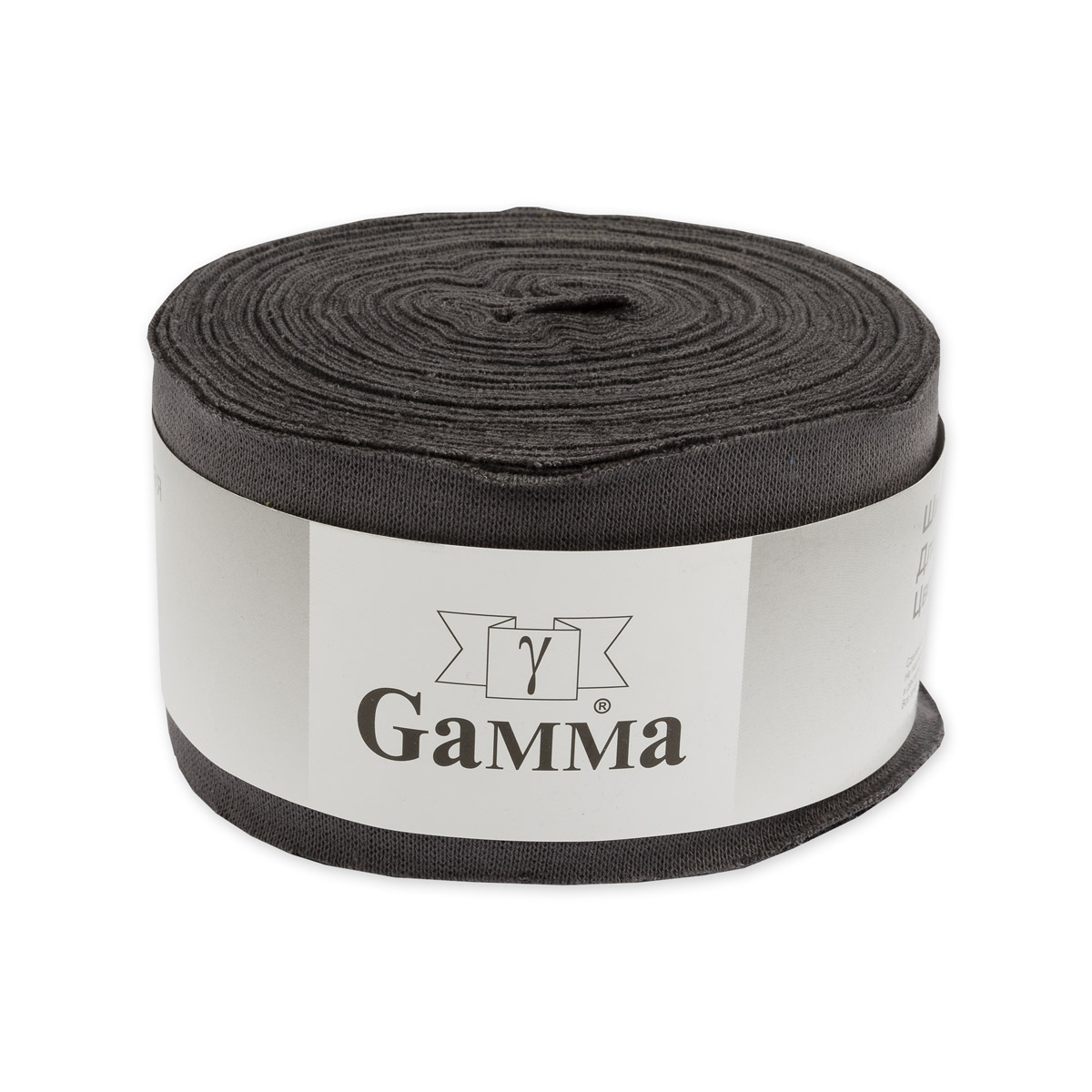 

Лента окантовочная Gamma трикотаж, 95% хлопок, 5% эластан, 60 мм, 10 м, №007 темно-серый, 60 мм, трикотажная, 95% хлопок, 5% эластан, 10 м, № 007, темно-серая