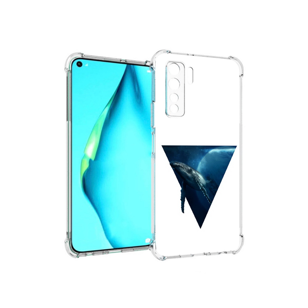 

Чехол MyPads Tocco для Huawei Nova 7 SE 3D кит, Прозрачный, Tocco