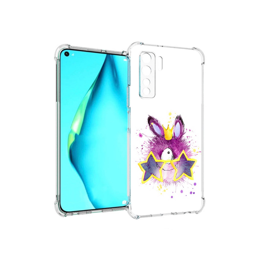 

Чехол MyPads Tocco для Huawei Nova 7 SE Шуршуля, Прозрачный, Tocco