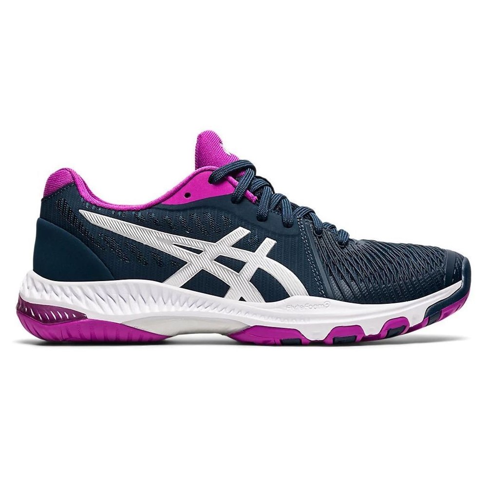 фото Кроссовки женские asics netburner 1052a033 синие 9.5 us