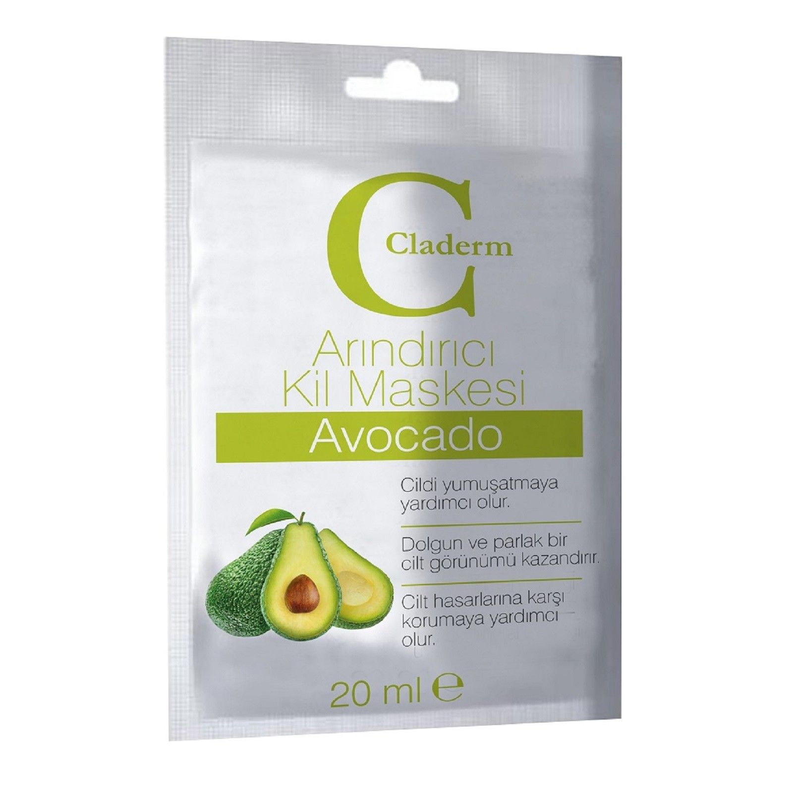 

Маска для лица Claderm Avocado 20 мл