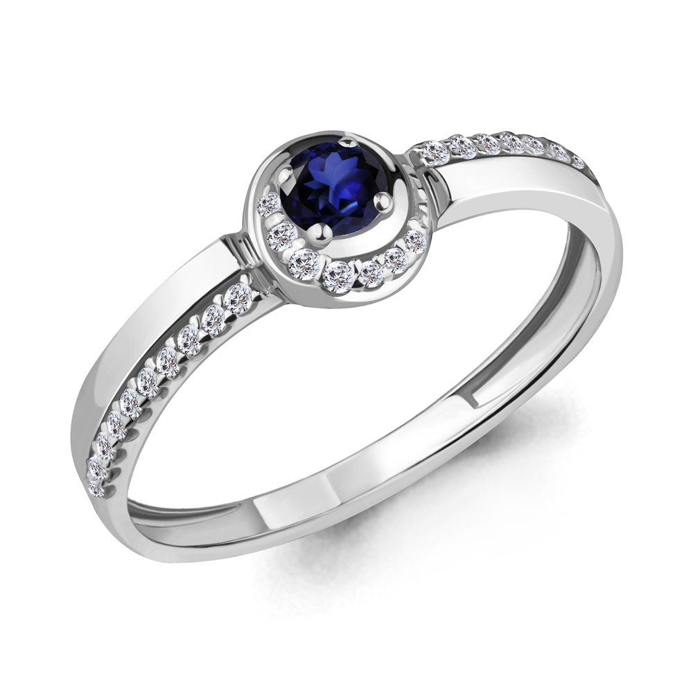 

Кольцо из белого золота с бриллиантом Aquamarine Aquamarine 962828А_585_бз р, 962828А_585_бз