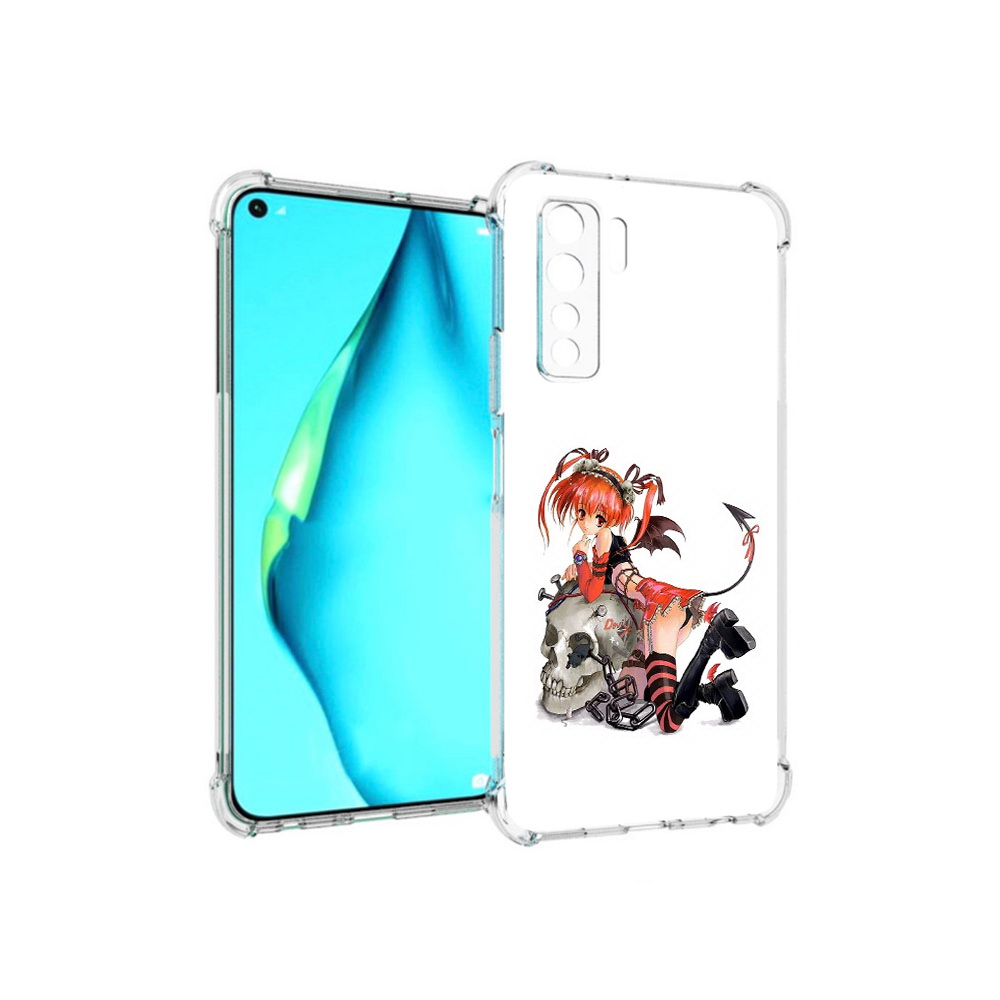 

Чехол MyPads Tocco для Huawei Nova 7 SE аниме, Прозрачный, Tocco