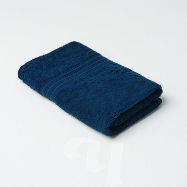 фото Чистовье полотенце махровое темно-синее 50х100см