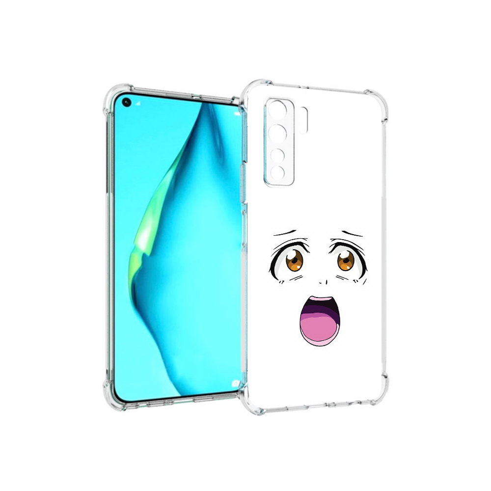 

Чехол MyPads Tocco для Huawei Nova 7 SE аниме лицо, Прозрачный, Tocco