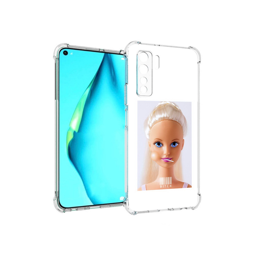 

Чехол MyPads Tocco для Huawei Nova 7 SE барби, Прозрачный, Tocco