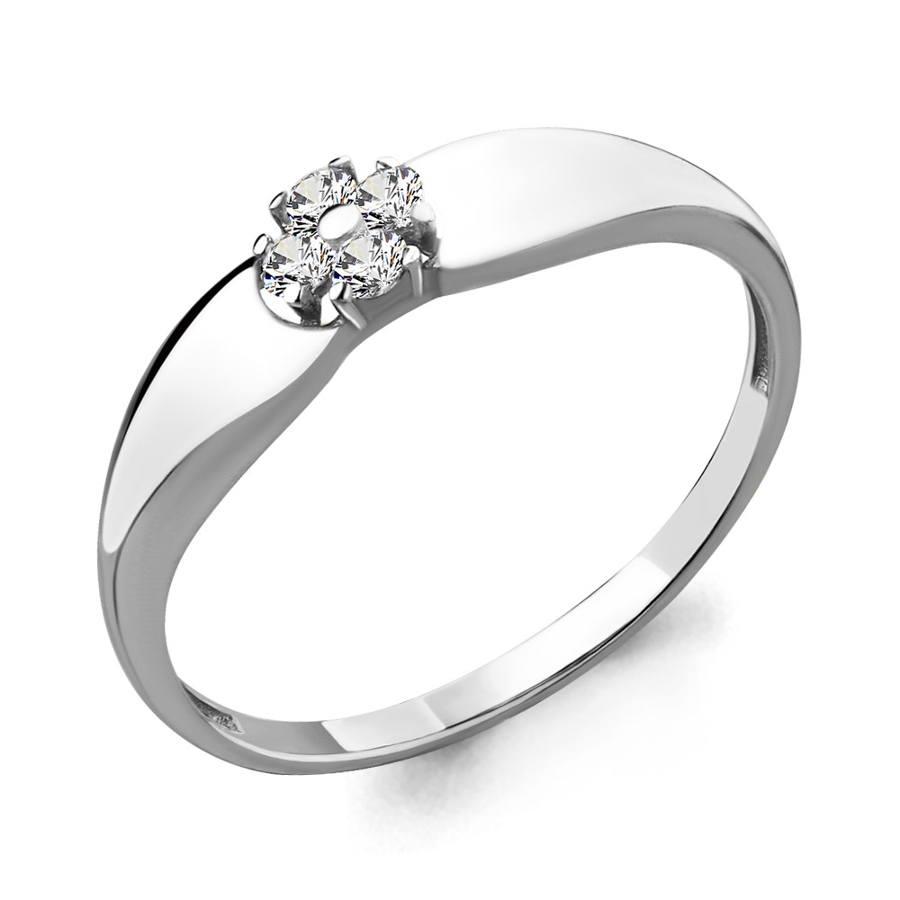 

Кольцо из серебра р. 17,5 AQUAMARINE 68023А_925_р, 68023А_925_р