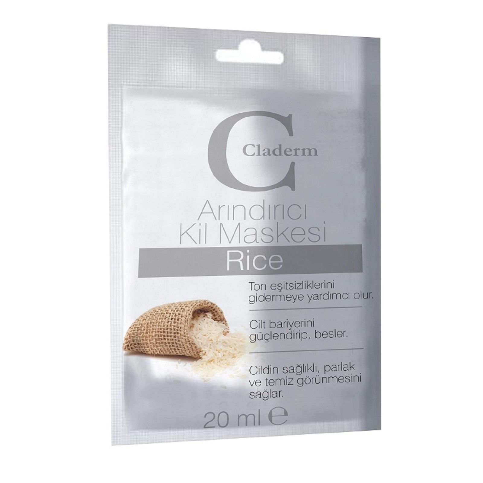 

Маска для лица Claderm Rice 20 мл