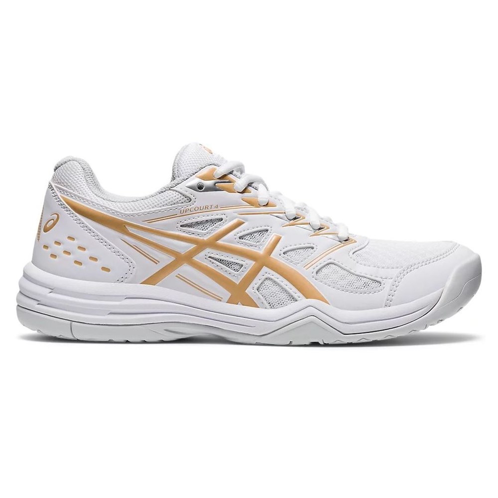 фото Кроссовки женские asics upcourt 1072a055 белые 5 us