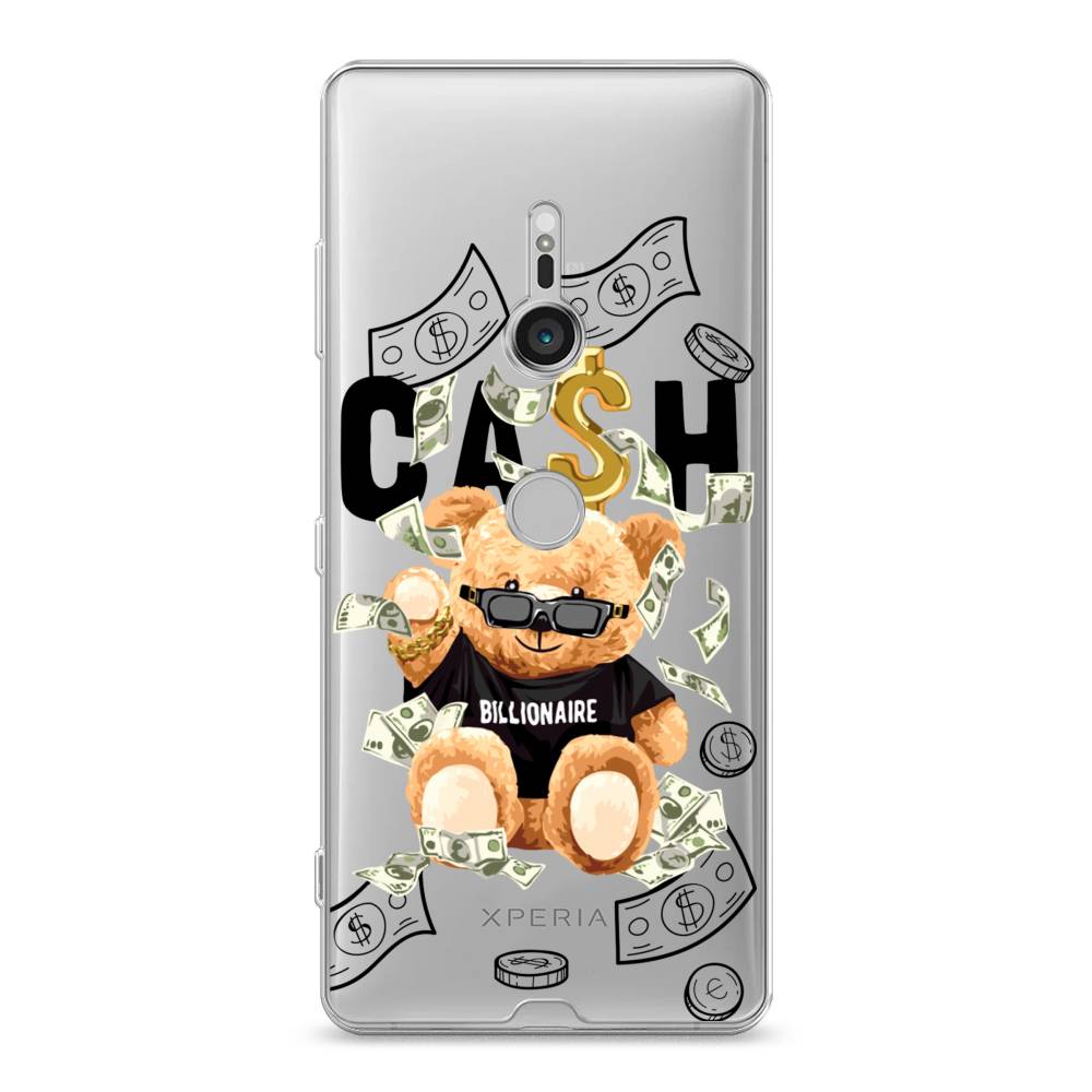 

Чехол на Sony Xperia XZ3 "Big cash", Черный;серый;бежевый, 53650-6