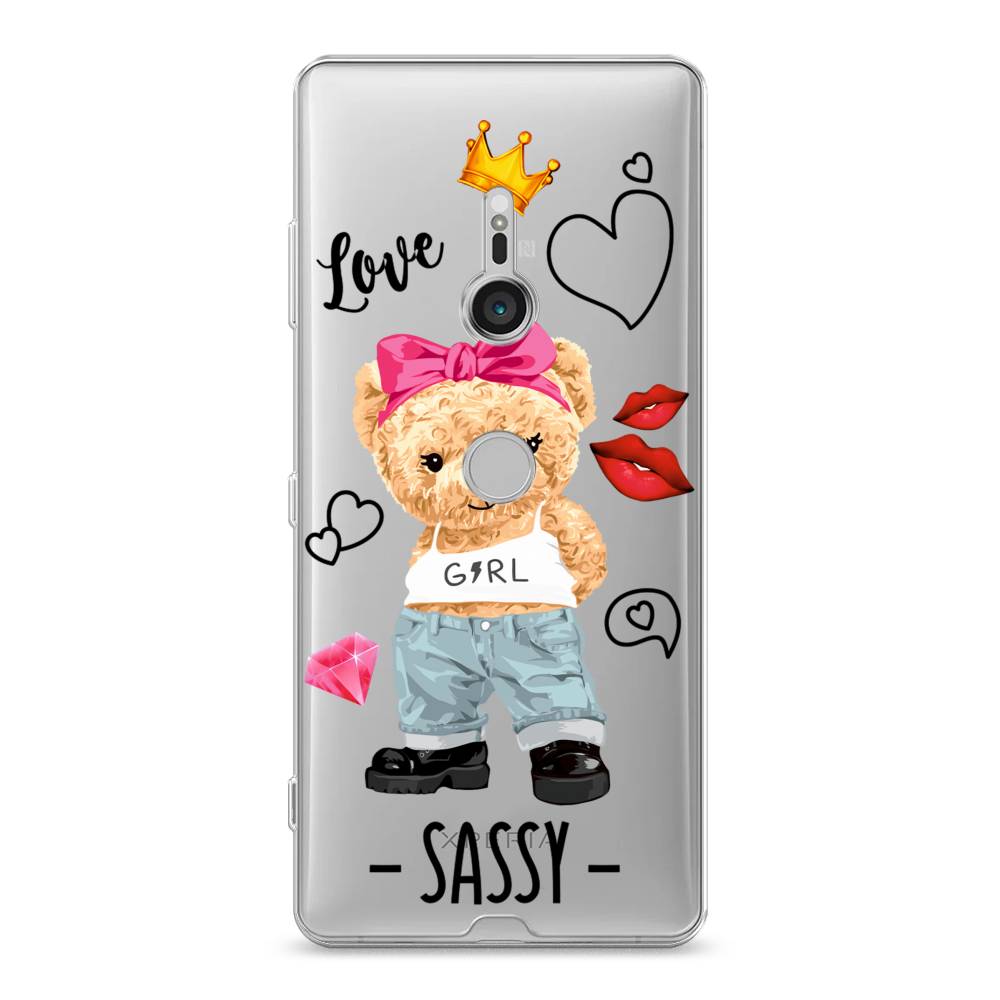

Чехол на Sony Xperia XZ3 "Sugar Mommy", Голубой;белый;розовый, 53650-6