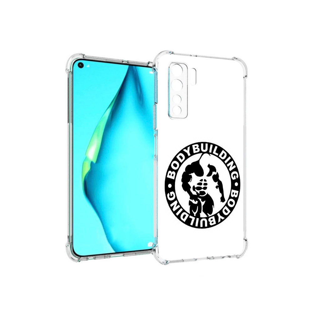 

Чехол MyPads Tocco для Huawei Nova 7 SE бодибилдинг, Прозрачный, Tocco