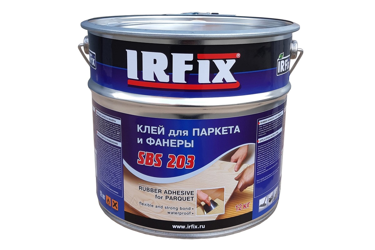 Клей для паркета и фанеры IRFIX SBS-203 12 кг