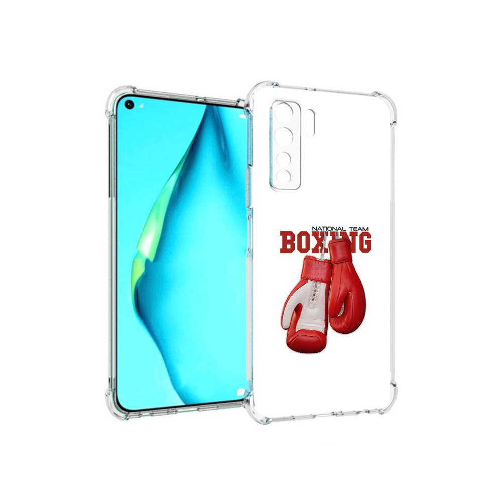 

Чехол MyPads Tocco для Huawei Nova 7 SE боксерские перчатки, Прозрачный, Tocco
