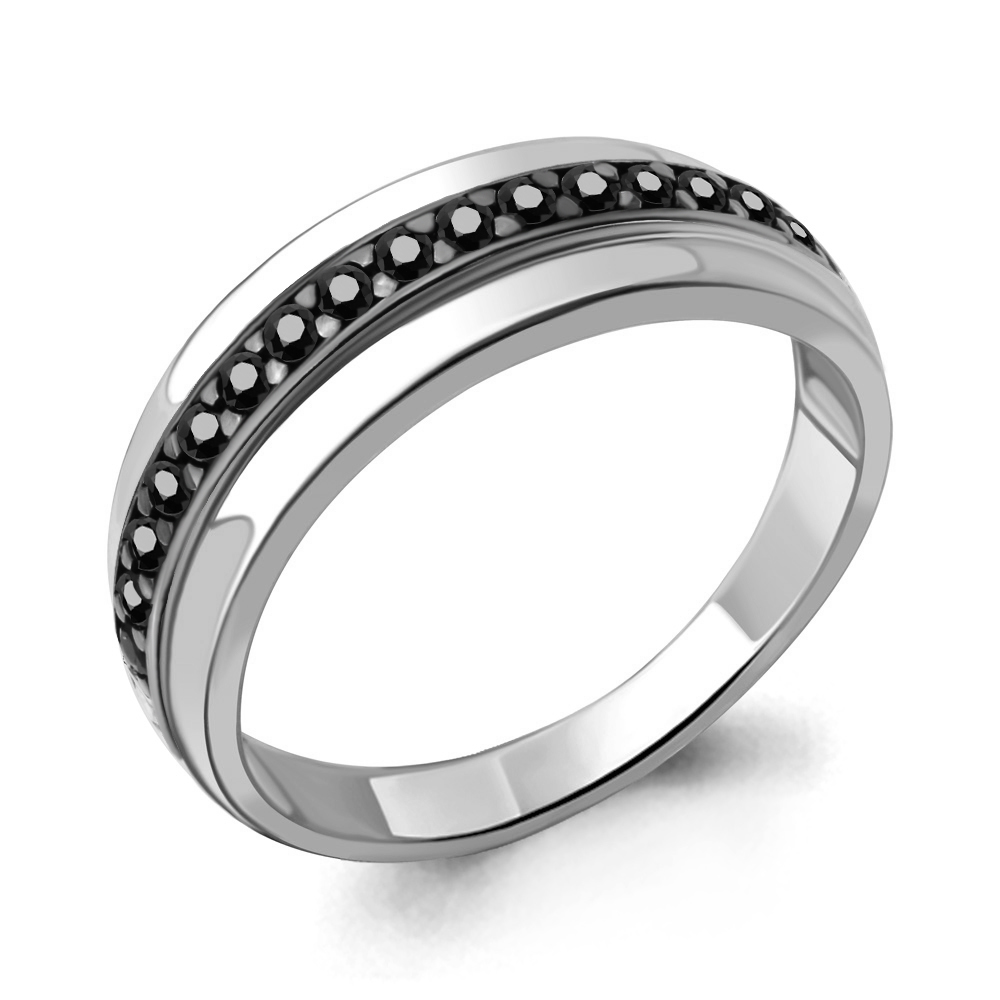 

Кольцо из серебра р. 17,5 AQUAMARINE 67212Ч_925_р, 67212Ч_925_р