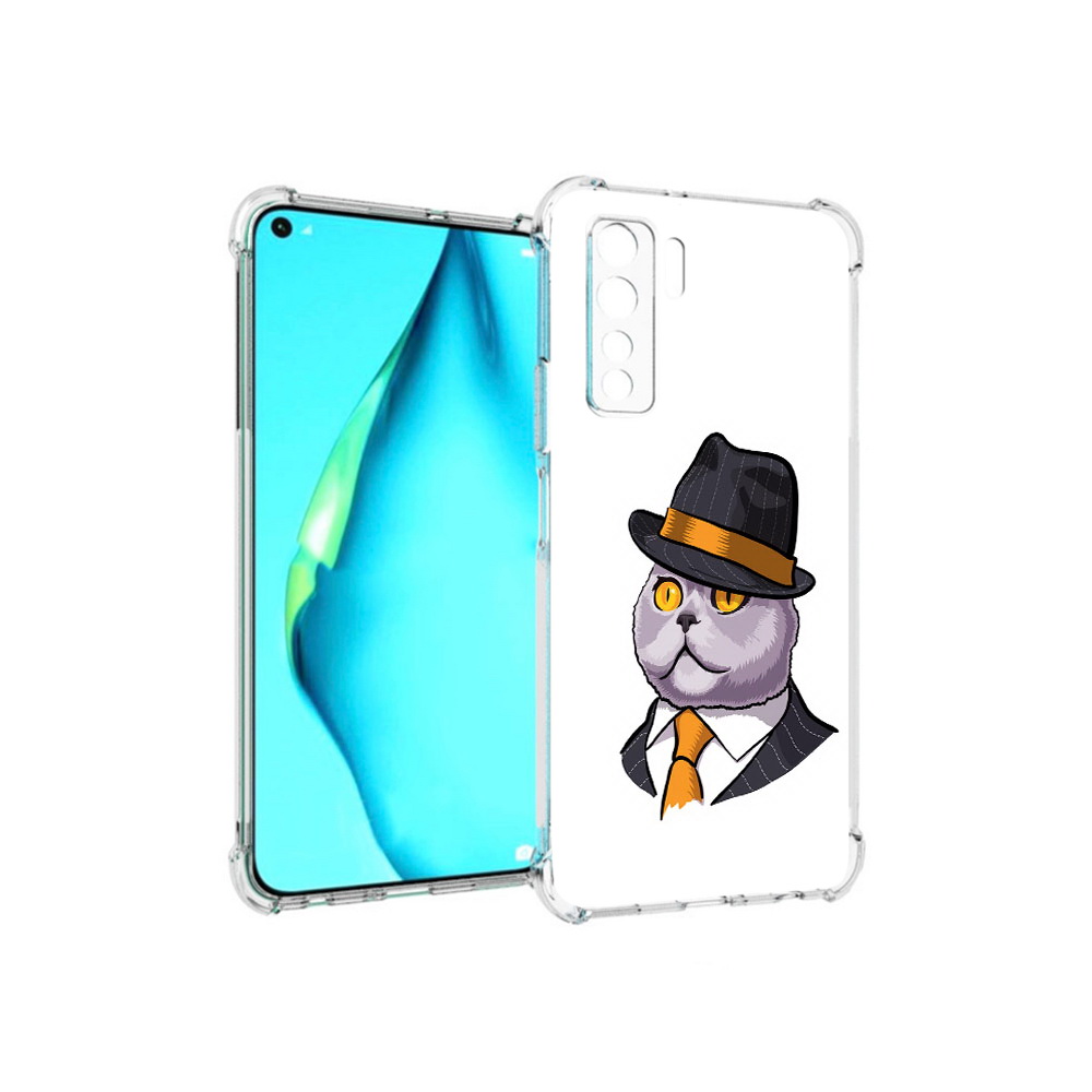 

Чехол MyPads Tocco для Huawei Nova 7 SE британец, Прозрачный, Tocco