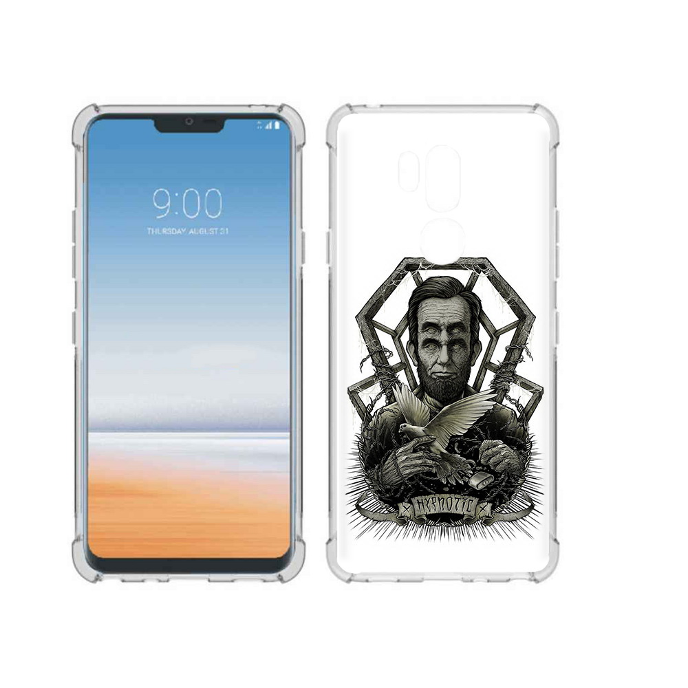 

Чехол MyPads Tocco для LG G7 ThinQ франклин абстракция, Прозрачный, Tocco