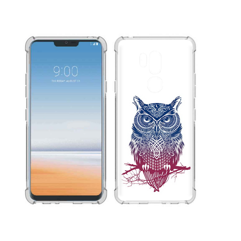 

Чехол MyPads Tocco для LG G7 ThinQ хиппи сова, Прозрачный, Tocco