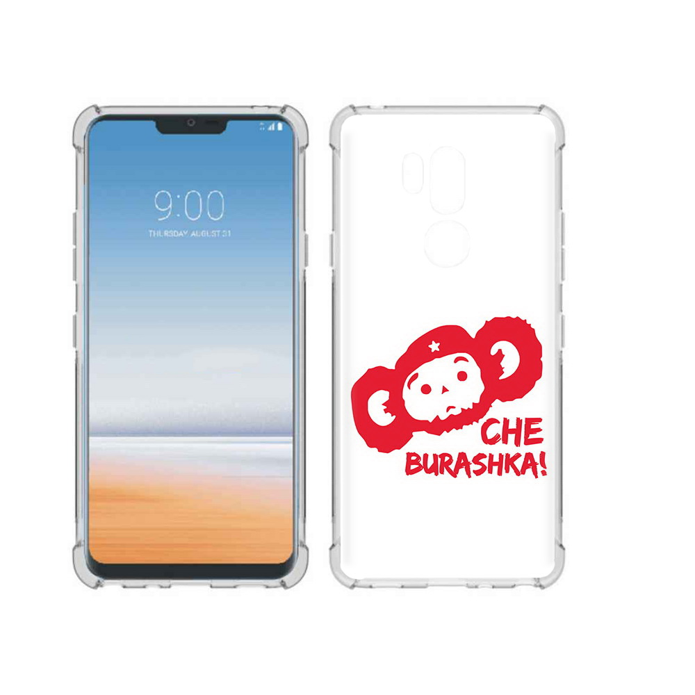 

Чехол MyPads Tocco для LG G7 ThinQ чебурашка, Прозрачный, Tocco