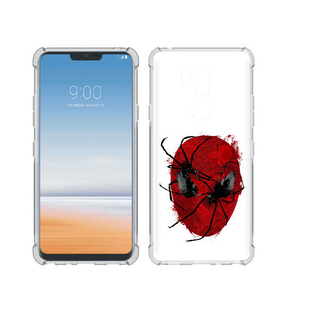 

Чехол MyPads Tocco для LG G7 ThinQ человек паук, Прозрачный, Tocco