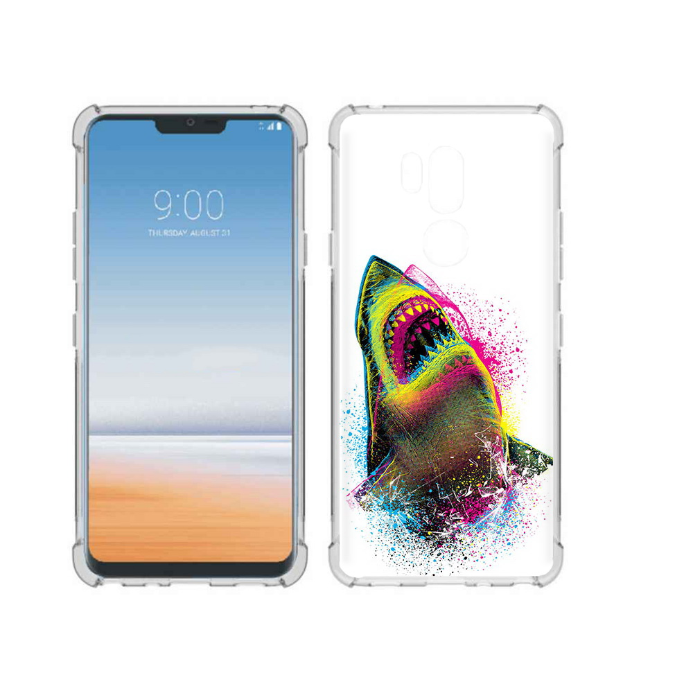 

Чехол MyPads Tocco для LG G7 ThinQ челюсти-2, Прозрачный, Tocco