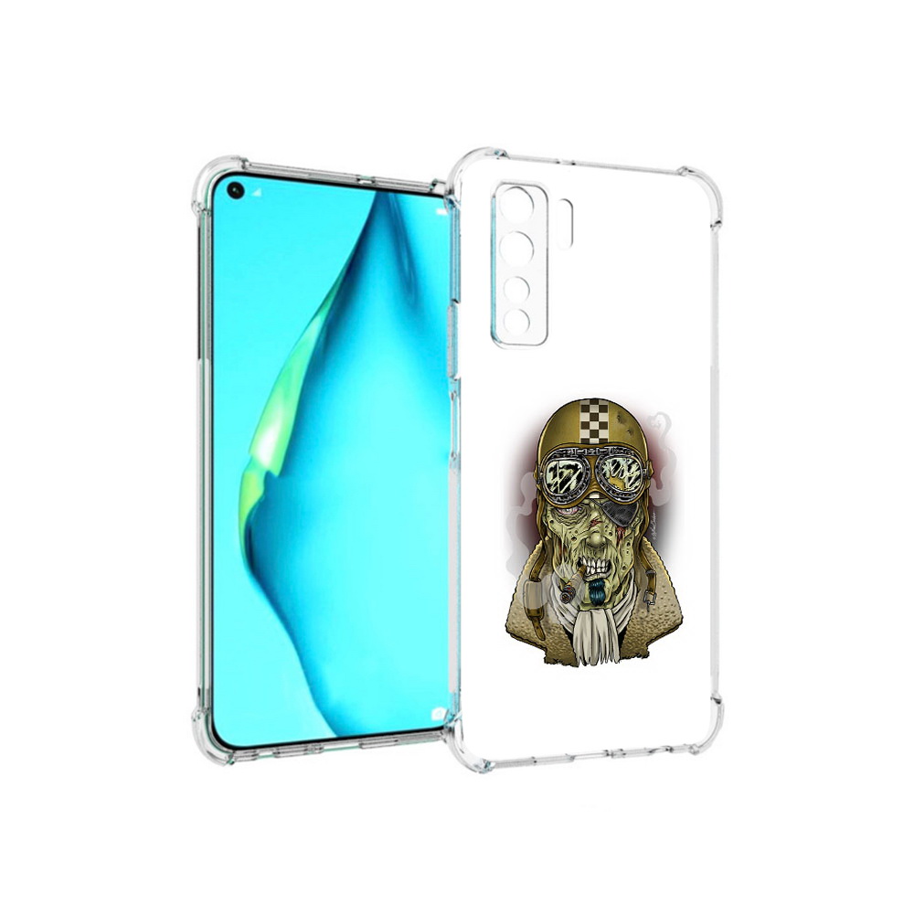 

Чехол MyPads Tocco для Huawei Nova 7 SE военный зомби, Прозрачный, Tocco