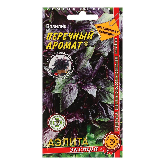 

Семена базилик Аэлита Перечный аромат Р00021127 1 уп.