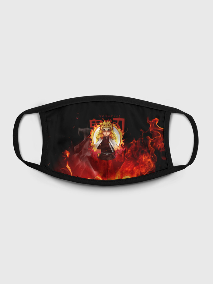 

Многоразовая маска унисекс Burnettie Огненный Столп Kimetsu No Yaiba, Разноцветный, Огненный Столп Kimetsu No Yaiba
