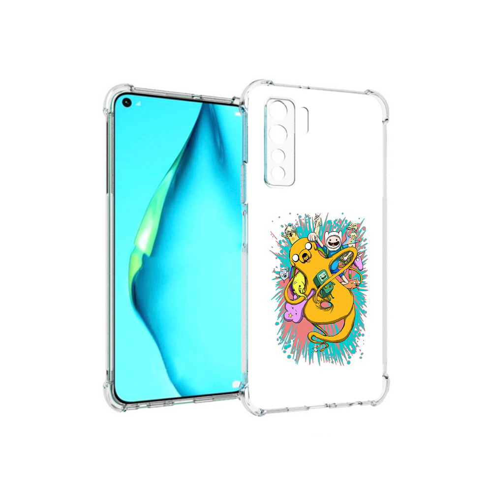 

Чехол MyPads Tocco для Huawei Nova 7 SE время приключений рисунок, Прозрачный, Tocco