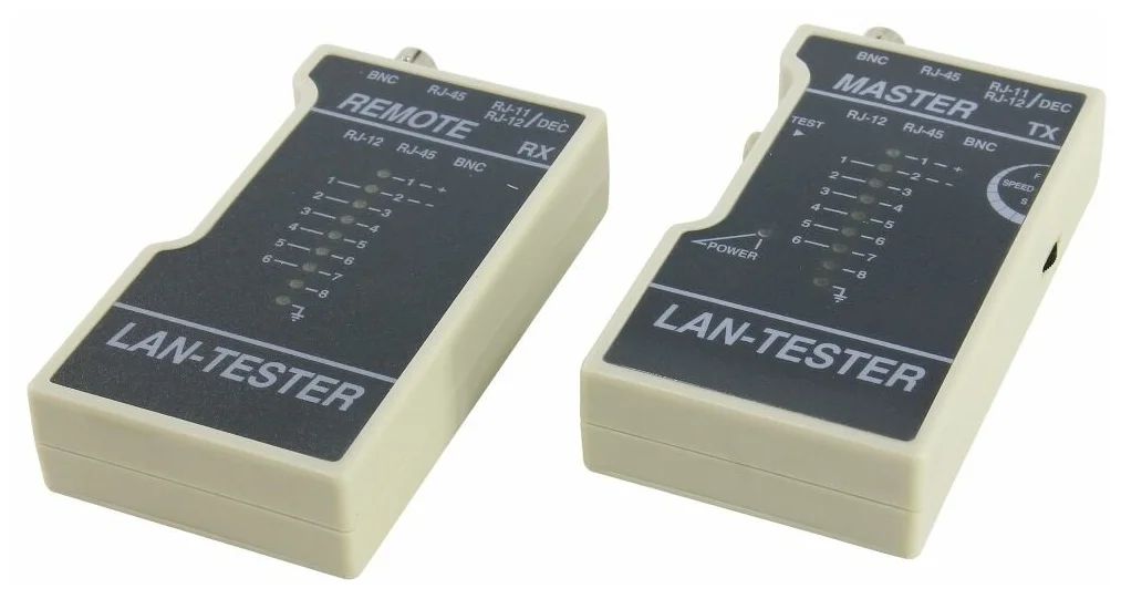 Тестер кабеля 5bites LY-CT013 для кабелей RJ-12/RJ-45/BNC сетевой тестер кабеля для тестирования кабеля 5bites