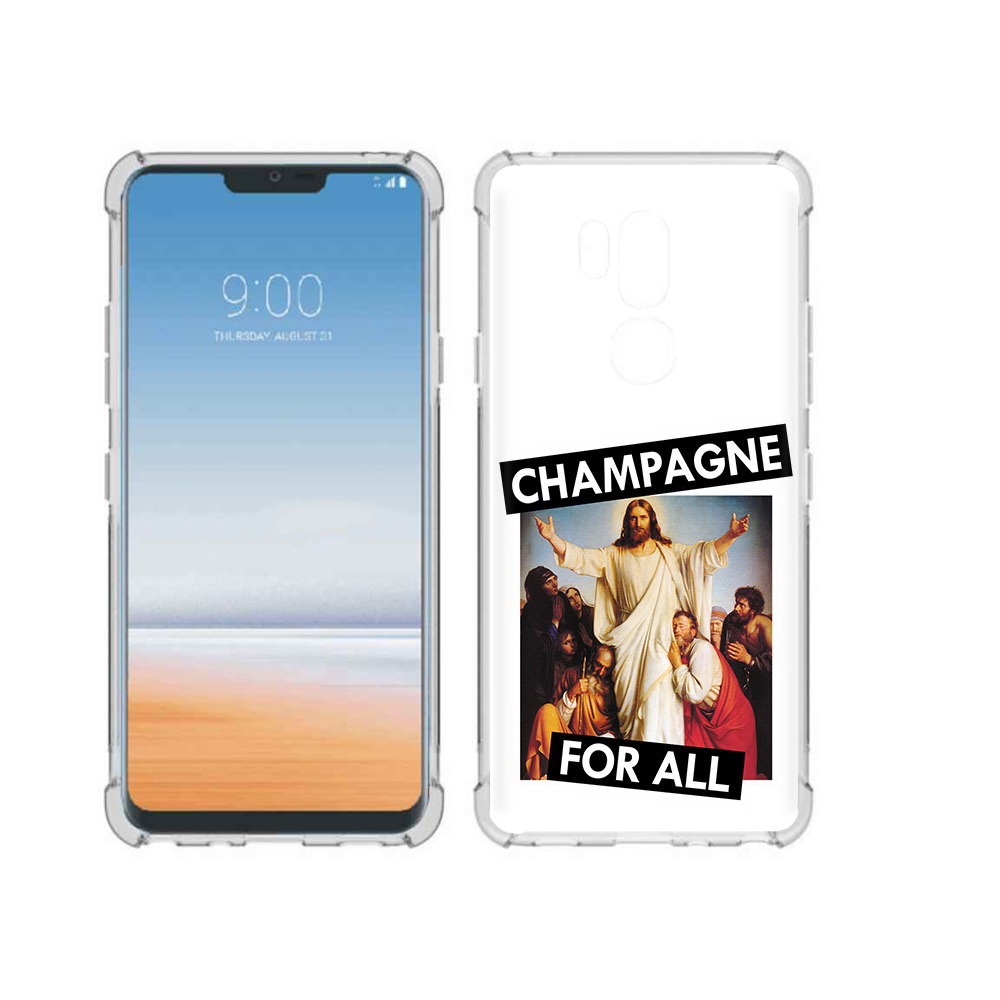 

Чехол MyPads Tocco для LG G7 ThinQ шампанское, Прозрачный, Tocco