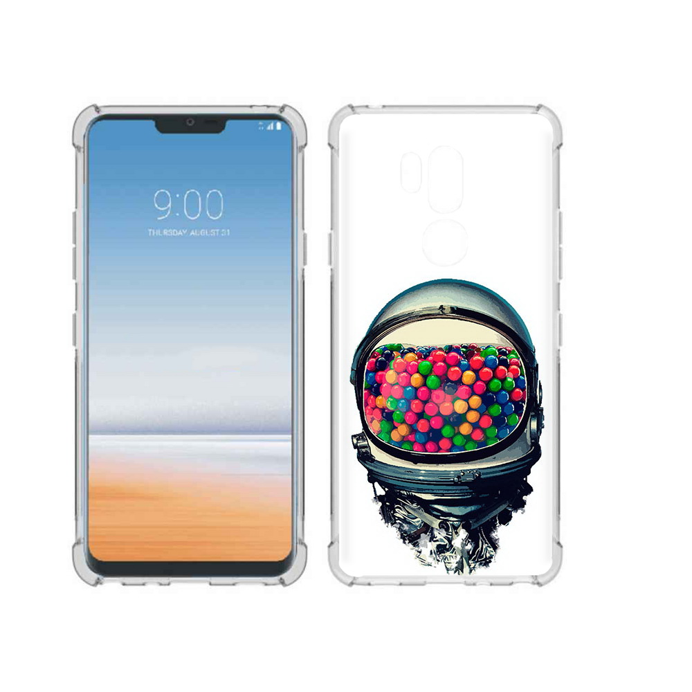

Чехол MyPads Tocco для LG G7 ThinQ шлем космонавта, Прозрачный, Tocco