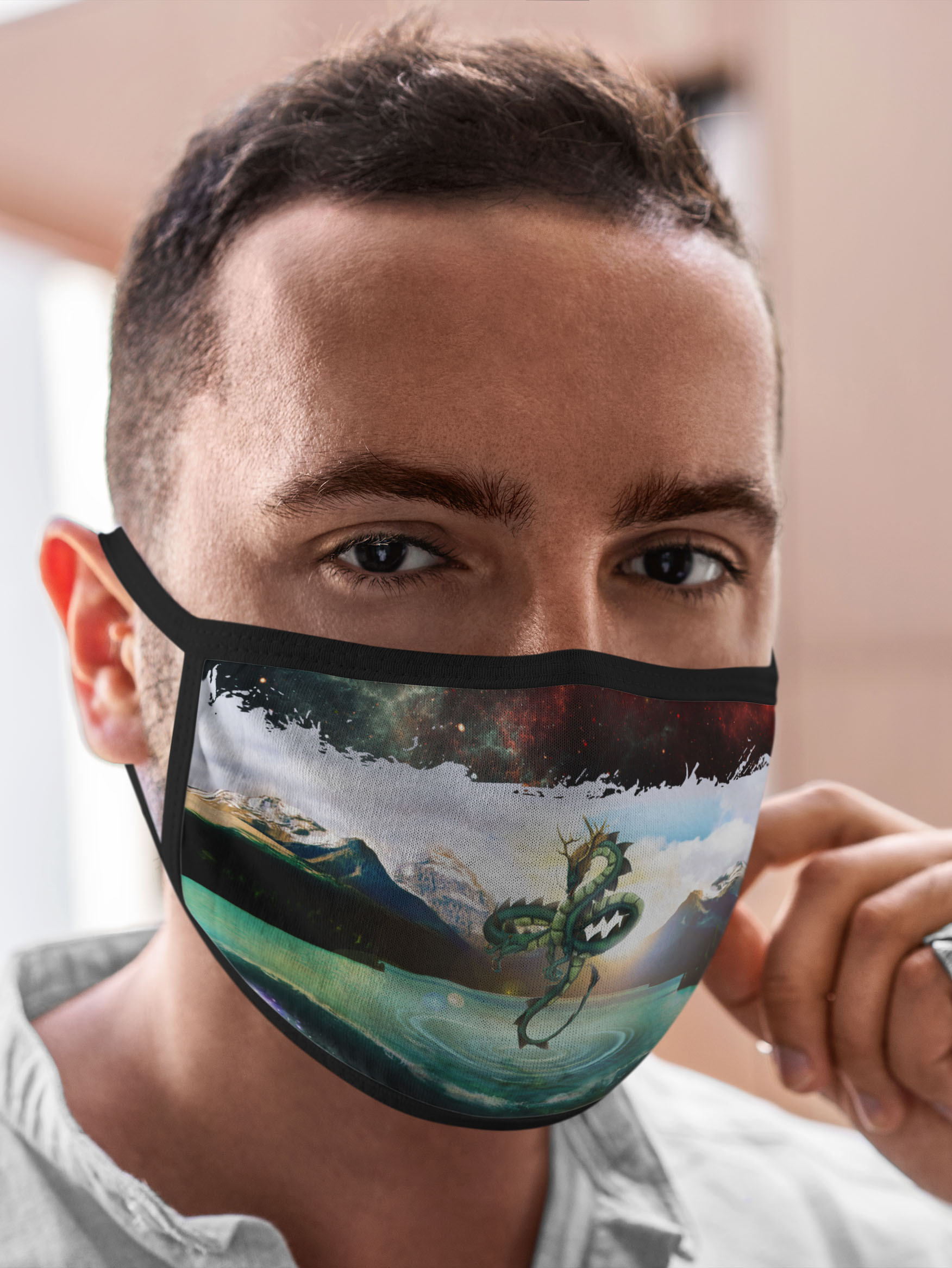 

Многоразовая маска унисекс Burnettie Драконы Дракон Dragon, Разноцветный, Драконы Дракон Dragon
