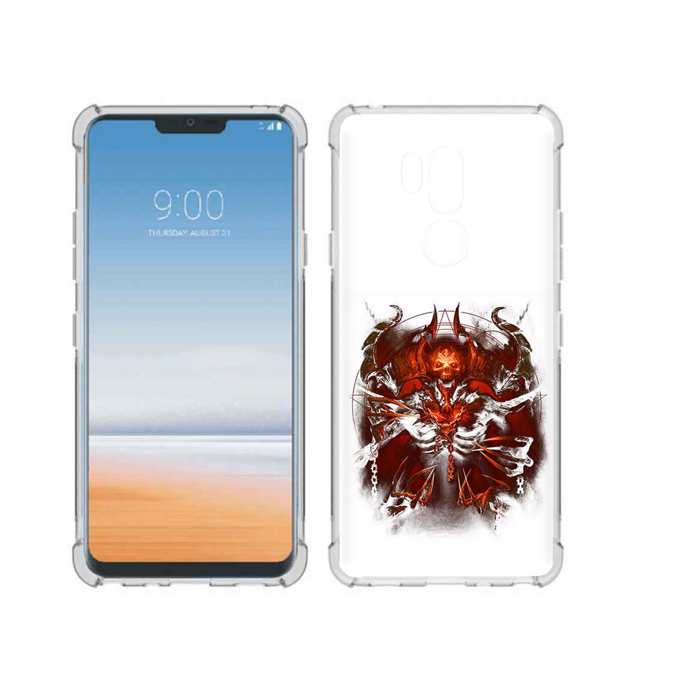 

Чехол MyPads Tocco для LG G7 ThinQ яркий демон, Прозрачный, Tocco
