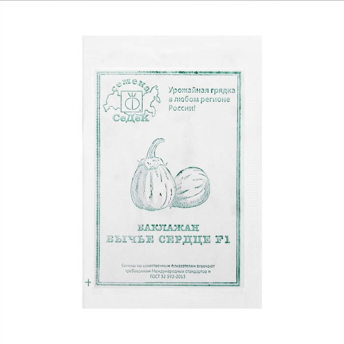 

Семена Баклажан Бычье сердце F1, б/п, 0,2 г