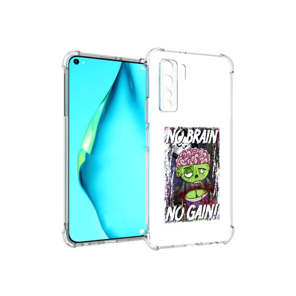 

Чехол MyPads Tocco для Huawei Nova 7 SE глупый зомби, Прозрачный, Tocco
