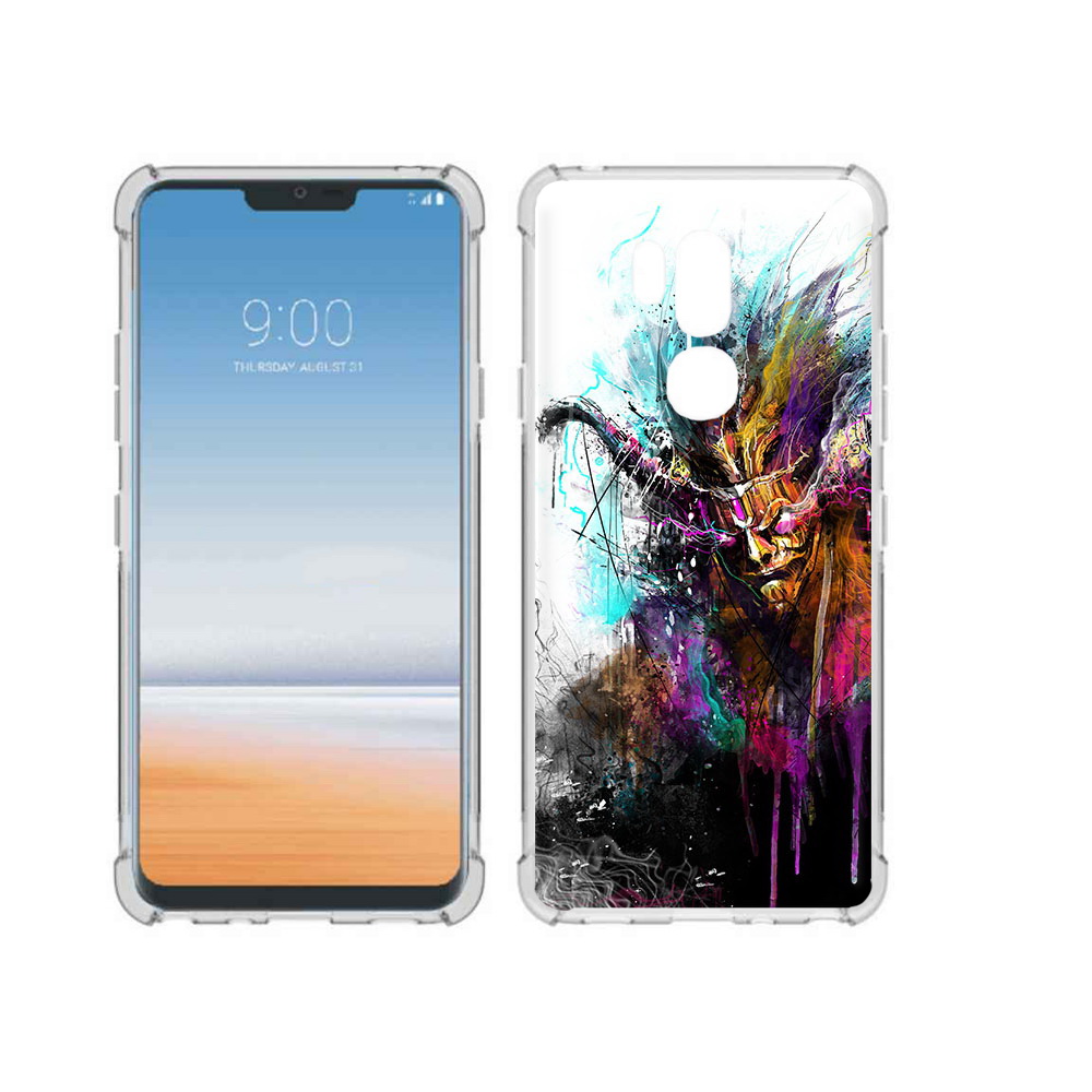 

Чехол MyPads Tocco для LG G7 ThinQ яркий дьявол, Прозрачный, Tocco