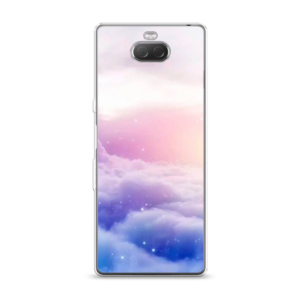

Чехол на Sony Xperia XA3 "Небеса", Голубой;белый;розовый, 53750-2