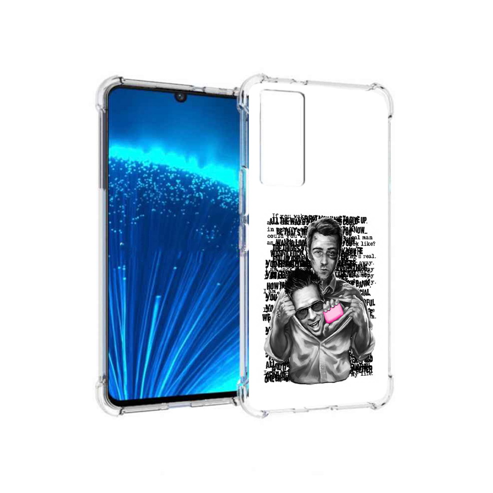 

Чехол MyPads Tocco для Vivo V21E бойцовский клуб (PT226954.394.242), Прозрачный, Tocco