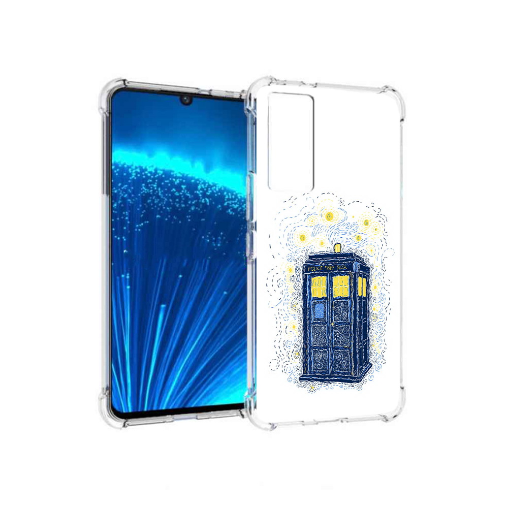 

Чехол MyPads Tocco для Vivo V21E будка рисунок (PT226954.394.249), Прозрачный, Tocco